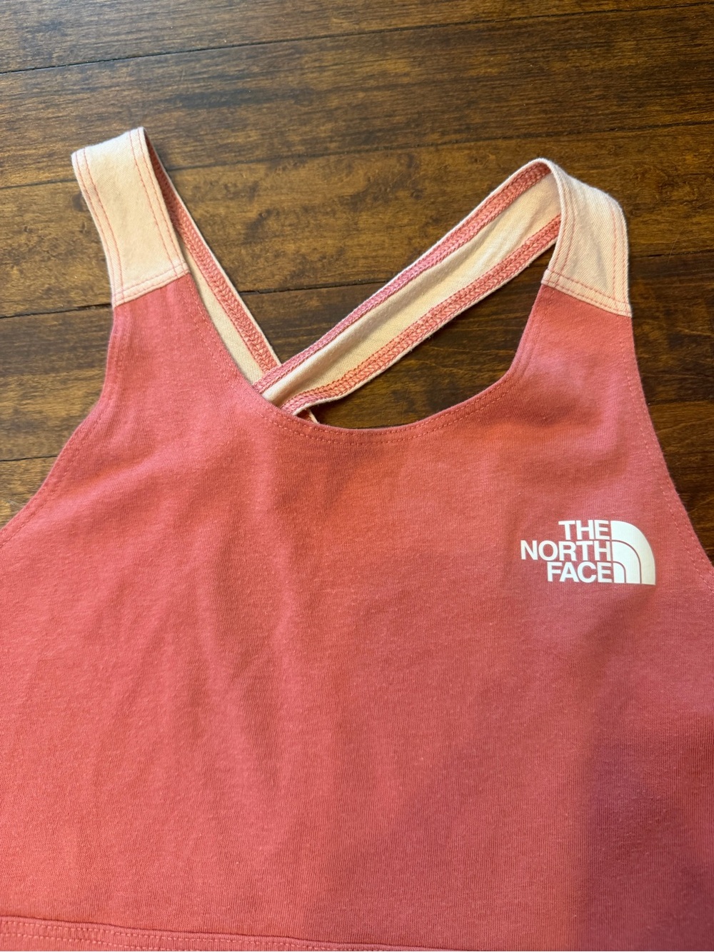 Girls North Face Size 18 Crossback Pink Athletic Tank Top
